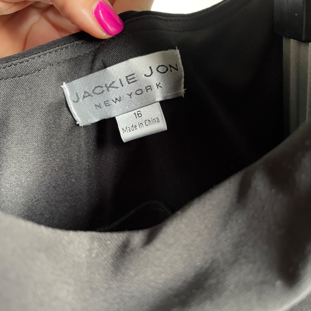Jackie Jon New York Vintage Black Dress plus size - Picture 4 of 9